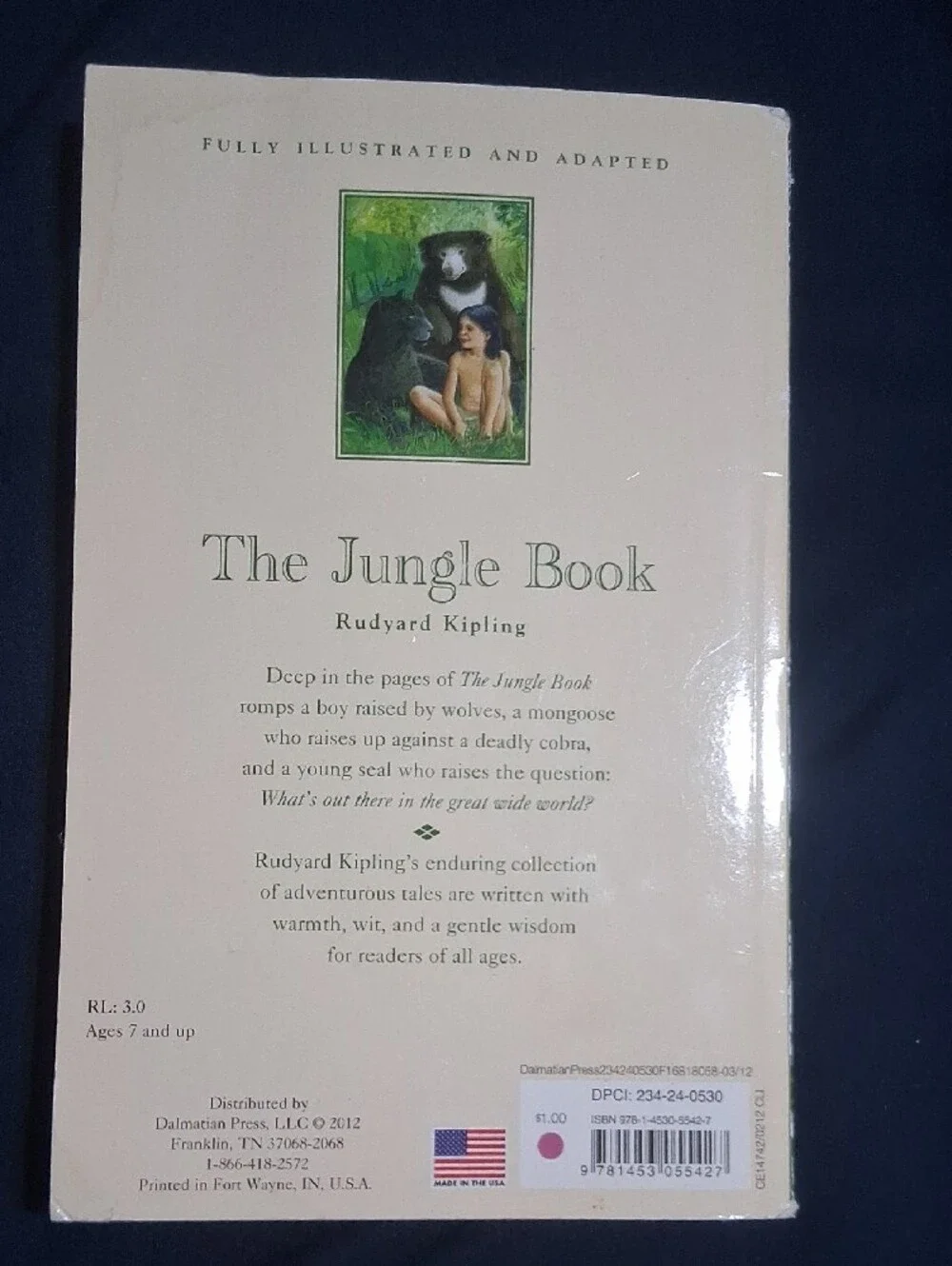 The Jungle Book Kids Classic - Yellow & Green Cover